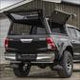 Alu-Cab Hardtop "Explorer" für Toyota Hilux 2016+ Doppelkabine schwarz/glatt