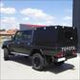 Alu-Cab Hardtop "Adventure" für Toyota Land Cruiser 79 1984+ Doppelkabine schwarz/glatt