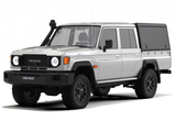 Alu-Cab Hardtop "Explorer" für Toyota Land Cruiser 79 1984+ Doppelkabine schwarz/glatt