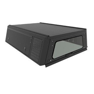 Alu-Cab Hardtop "Explorer" für Nissan Navara D40 2005-2015 King Kabine schwarz/geriffelt