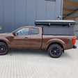 Alu-Cab Hardtop "Explorer" für Nissan Navara NP300 2016+ King Kabine schwarz/geriffelt