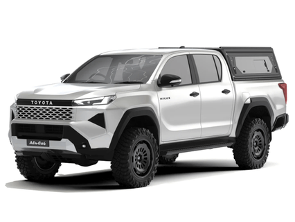 Alu-Cab Hardtop "Contour" für Toyota Hilux 2026+ Doppelkabine mit Fenster