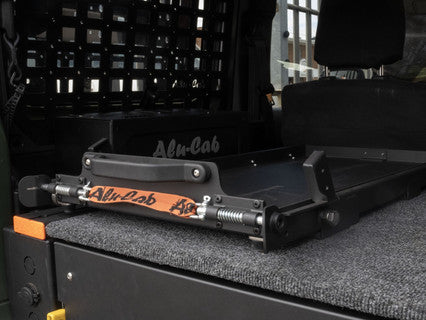 Alu-Cab Kühlboxauszug mit Kippfunktion 35L, Schwarz