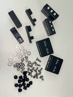 Alu-Cab Füße für Querträger 60mm in Schwarz (4 Stk)
