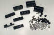 Alu-Cab Füße für Querträger 40mm in Schwarz (4 Stk)