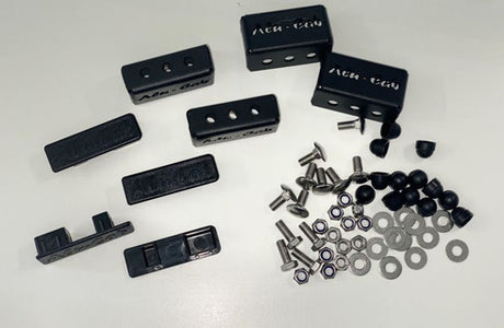 Alu-Cab Füße für Querträger 40mm in Schwarz (4 Stk)