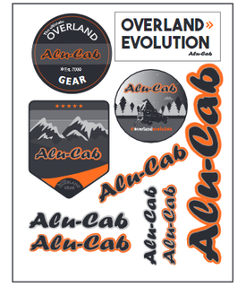 Alu-Cab Merchandise Aufkleber, matt