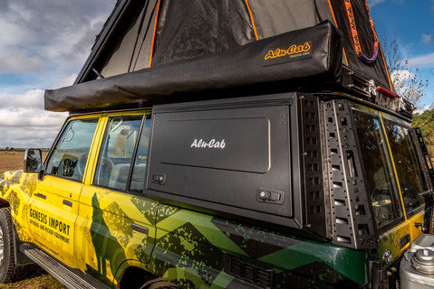 Alu-Cab Seitenfensterbox für Hubdach "THOR" Land Cruiser 76, Links