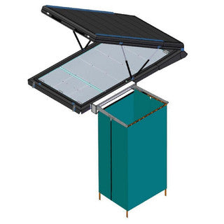 Alu-Cab Halterung für Shower Cube - Hercules Hubdach (links & rechts)