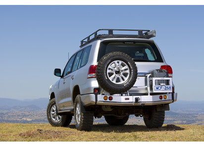 ARB HECKSTOSSSTANGE TOYOTA J200 V8, BIS 15, F. RESERVERAD U. KANISTERHALTER