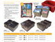 Camp Cover Ammo-Box-Taschen-Set mit durchsichtigem Deckel Aufteilung 2x Viertel/ 1x Halb Khaki