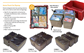 Camp Cover Ammo-Box-Taschen-Set mit durchsichtigem Deckel Aufteilung: 4x Viertel, Schwarz