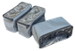 Camp Cover Ammo-Box-Taschen-Set mit durchsichtigem Deckel Aufteilung: 3x Drittel, Schwarz