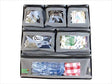 Camp Cover Stausystem Organizer sechs Taschen mit Sichtfenser und Klettbefestigung Schwarz