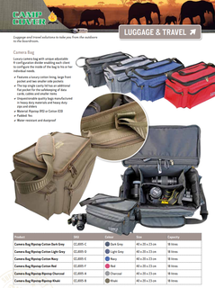 Camp Cover Kamera Tasche, hellgrau