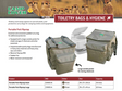 Camp Cover Tasche für ein kleines Porta Potti