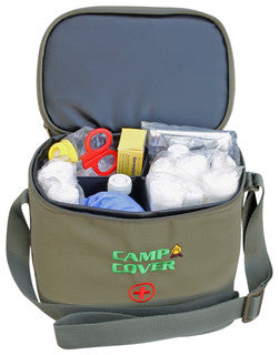 Camp Cover Tasche mit Erste Hilfe Set, Khaki