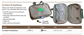 Camp Cover Tasche für Autoreifen-Reparaturset Khaki