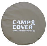 Camp Cover Reserveradabdeckung ripstop mit reflektierender Aufschrift 83cm Durchmesser Khaki
