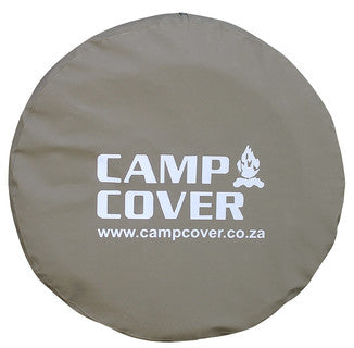 Camp Cover Reserveradabdeckung ripstop mit reflektierender Aufschrift 78cm Durchmesser Khaki