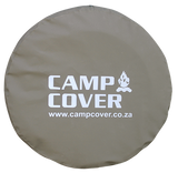 Camp Cover Reserveradabdeckung ripstop mit reflektierender Aufschrift 73cm Durchmesser Khaki