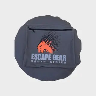 Escape Gear Reserveradabdeckung 27" Reserveradtasche Grau mit Stautasche Grau