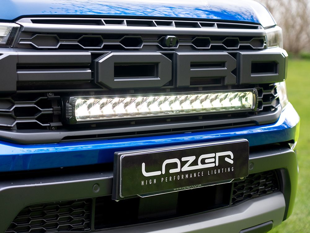 Lazerlamps LED an Ford Ranger Raptor montiert