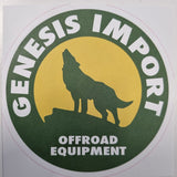 Genesis Import Sticker Logo 95mm ⌀