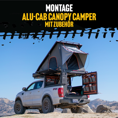 Alu-Cab Canopy Camper + Zubehör - Montage