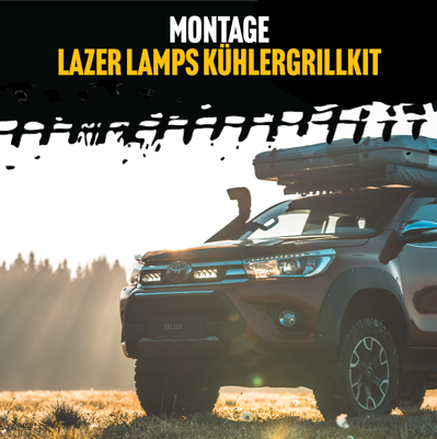 Lazer Lamps Kühlergrillkit - Montage