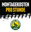 Montagekosten pro Stunde
