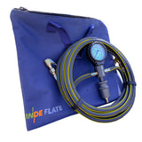 Indeflate Zwei Schläuche (je 3m) mit Manometer Kit
