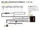 Lazer Lamps Kabelsatz Single-Lamp (für Utility 80HD & RP-Hyperspot) mit Verstellbarer Helligkeit