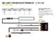 Lazer Lamps Kabelsatz Single-Lamp (für Utility 80HD & RP-Hyperspot) mit Verstellbarer Helligkeit