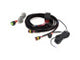Lazer Lamps Kabelsatz mit Momentanschalter für zwei Linear 6 Elite+ (3-poligem, Superseal, 12V)