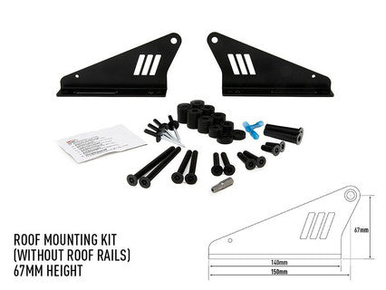 Lazer Lamps Dachbefestigungskit (ohne Reling) 67mm