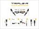 Lazer Lamps Kühlergrill-Kit Toyota Hilux Revo (Com., Invincible) 2021+ Inkl. 2x Triple-R750