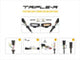Lazer Lamps Kühlergrill-Kit Toyota Hilux Revo (Com., Invincible) 2021+ Inkl. 2x Triple-R750 Wide