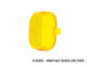 Lazer Lamps Linsenschutz Gelb Halb Geriffelt 15 RP-Serie/Utility-80 HD