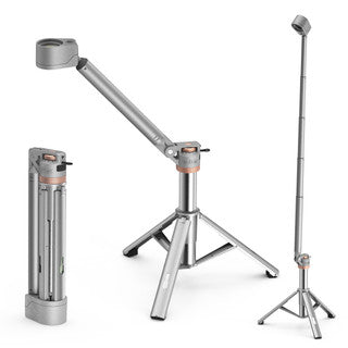 OuTask TD-2 Outdoor LED Beleuchtung Teleskopisch Silber
