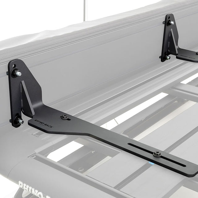 Rhino Rack Universal Freestanding Awning Bracket Pair 31129 montiert