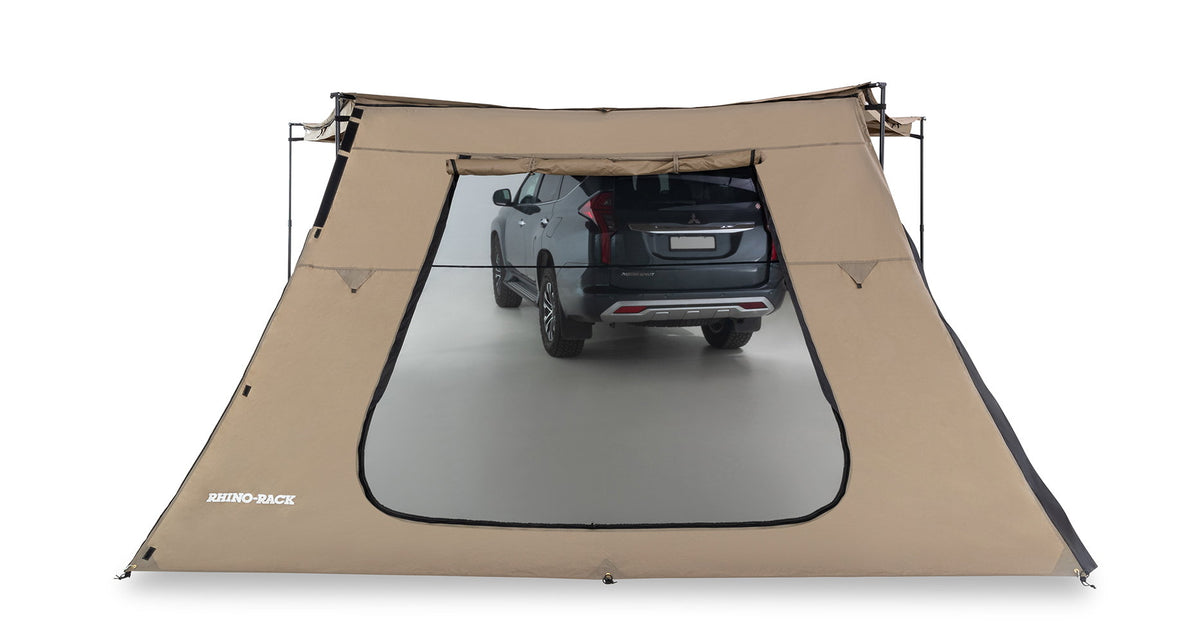 Rhino Rack Batwing Seitenteil mit großer Öffnung und Mesh-Einsatz