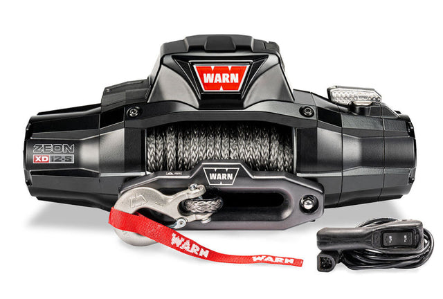 WARN ZEON XD 12-S 12V Seilwinde mit Kunststoffseil