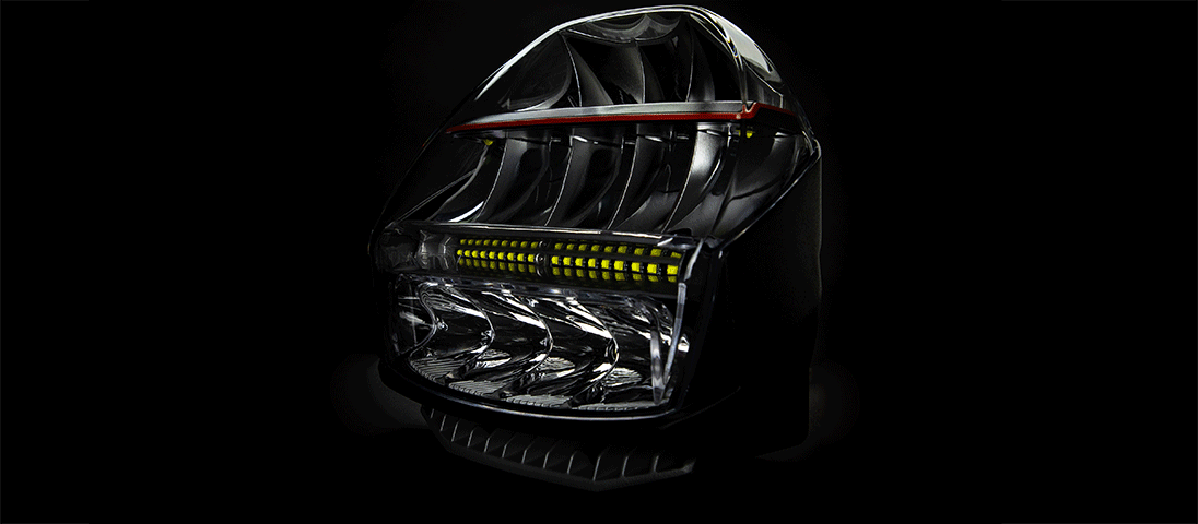 Anzeige der unterschiedlichen Leuchtmodi